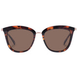 Le Specs Thin Brown Tortoiseshell Cat Eye Sunglasses