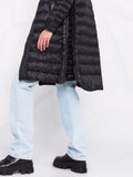 Canada Goose Black Hooded Quilted Midi Coat 2