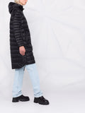 Canada Goose Black Hooded Quilted Midi Coat 3