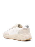 Golden Goose White Beige Pink Distressed Trainers 2