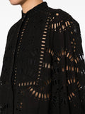 Charo Ruiz Ibiza Black Embroidered Blouse 4