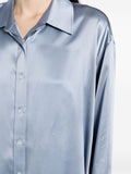 Alexander Wang Blue Silk Shirt 4