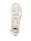 Golden Goose Gold Black Star High Top Trainers 3
