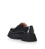 Alias Mae Black Patent Leather Chunky Loafers 3