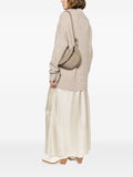 Isabel Marant Beige Gold Studded Bag 1