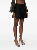 Charo Ruiz Ibiza Black Lace Trim Mini Skirt 2
