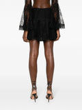 Charo Ruiz Ibiza Black Lace Trim Mini Skirt 3