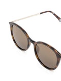 Le Specs Brown Tortoiseshell Round Frame Sunglasses 2