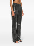 Rotate Black Sequin Jeans 2