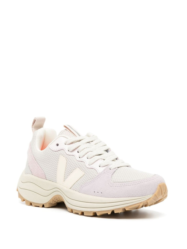 Veja Pink White Pastel Trainers 1