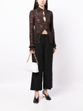 Vince Black Sculpted Cropped Trousers 1