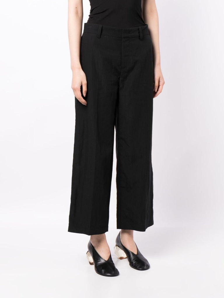 Vince Black Sculpted Cropped Trousers 2