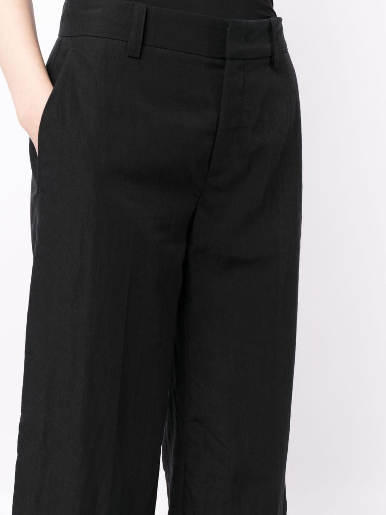 Vince Black Sculpted Cropped Trousers 4