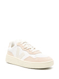 Veja White Beige Low Top Trainers 1