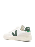 Veja White Green Low Top Trainers 2