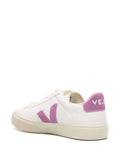 Veja White Purple Low Top Trainers 2