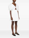 Rotate White Short Puffed Sleeve Mini Dress 2