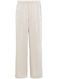 Vince Silver Satin Zip Pocket Trousers