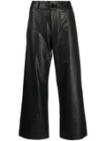 'Anessa' Faux Leather Trousers