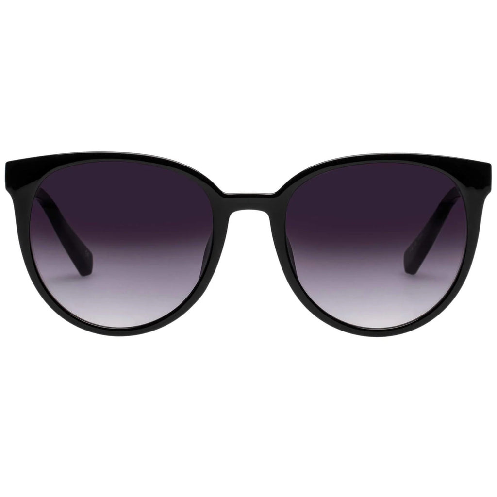 Le Specs Black Oversized Sunglasses