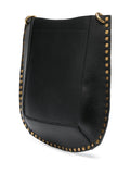 Isabel Marant Black Gold Studded Shoulder Bag 1