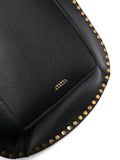 Isabel Marant Black Gold Studded Shoulder Bag 2