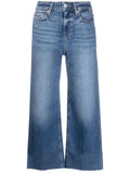 Blue 'Anessa' Raw Hem Jeans
