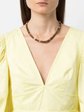 Anni Lu Brown Beaded Necklace 1