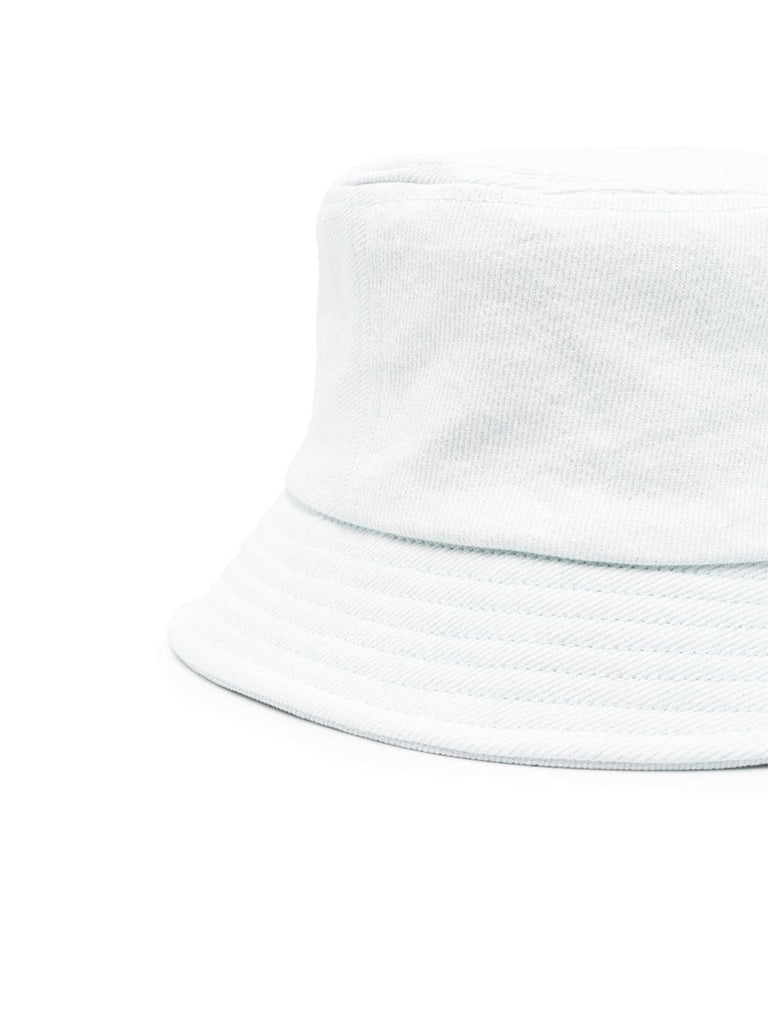 Isabel Marant Light Blue Logo Denim Bucket Hat 1