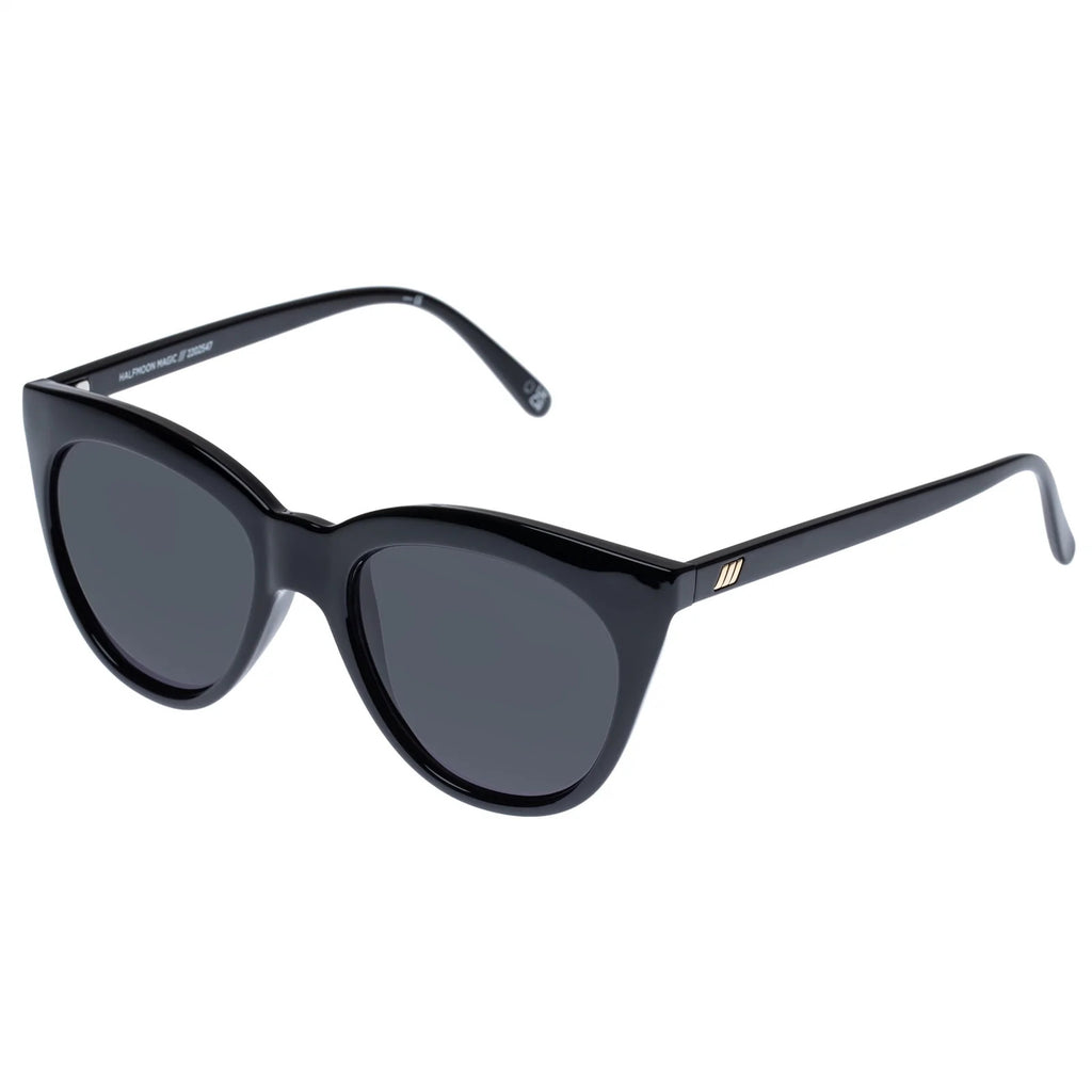 Le Specs Black Thick Frame Sunglasses 1