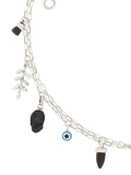 Isabel Marant Silver Black Charm Chain Bracelet 2