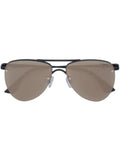 Le Specs Black Tint Aviator Sunglasses