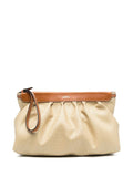 'Luz' Raffia Clutch Bag