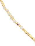 Anni Lu Gold White Gem Beaded Bracelet 2