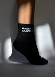 Jet Black ‘Make It Happen’ Ankle Socks