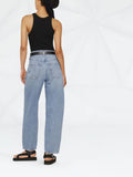 'Tapered Baggy High Rise Jeans'